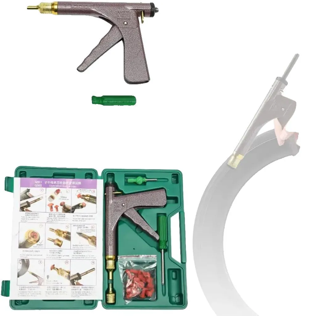 Réparer un pneu crevé rapidement avec ce pistolet portable universel