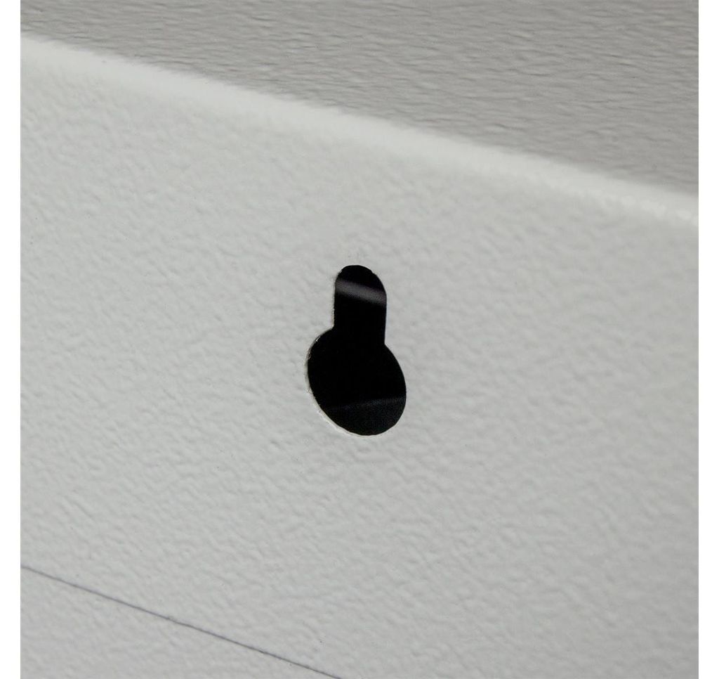 ADB Kleinteileregal 53618 lichtgrau 50,0 x 12,5 x 85,0 cm Produktbild 