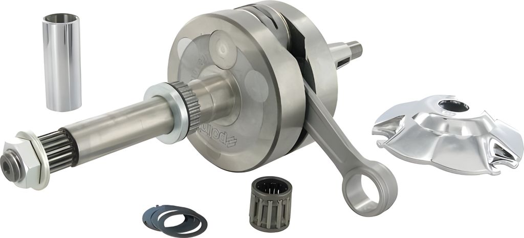 Kurbelwelle Polini Big Evolution, 44mm Hub, 85mm Pleuel, 13mm Kolbenbolzen für Piaggio Typhoon, Gilera Runner Aprilia SR R LC Street NRG Power AC SP