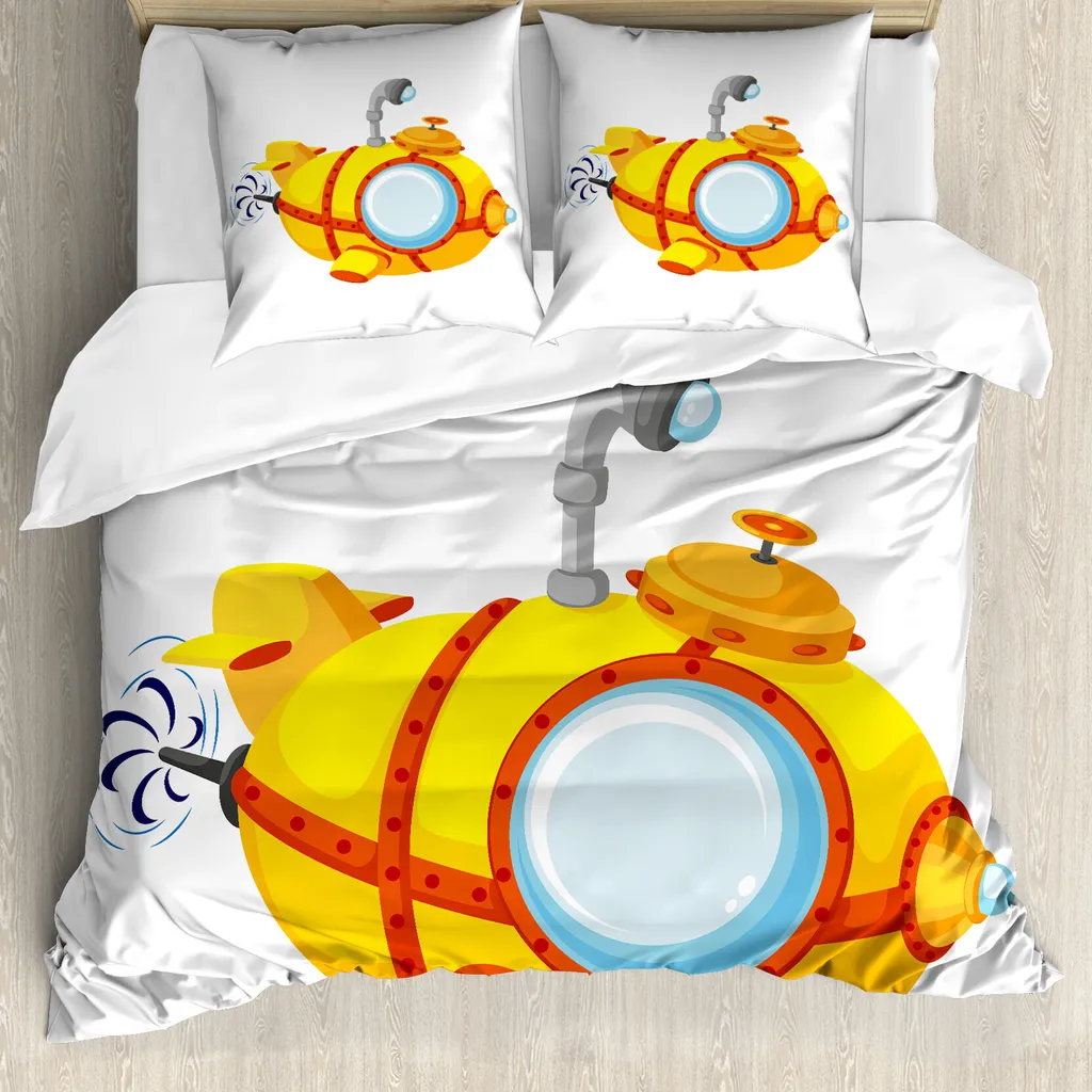 Set Letto Sottomarino Giallo ABAKUHAUS 200x200 - Offerta Limitata