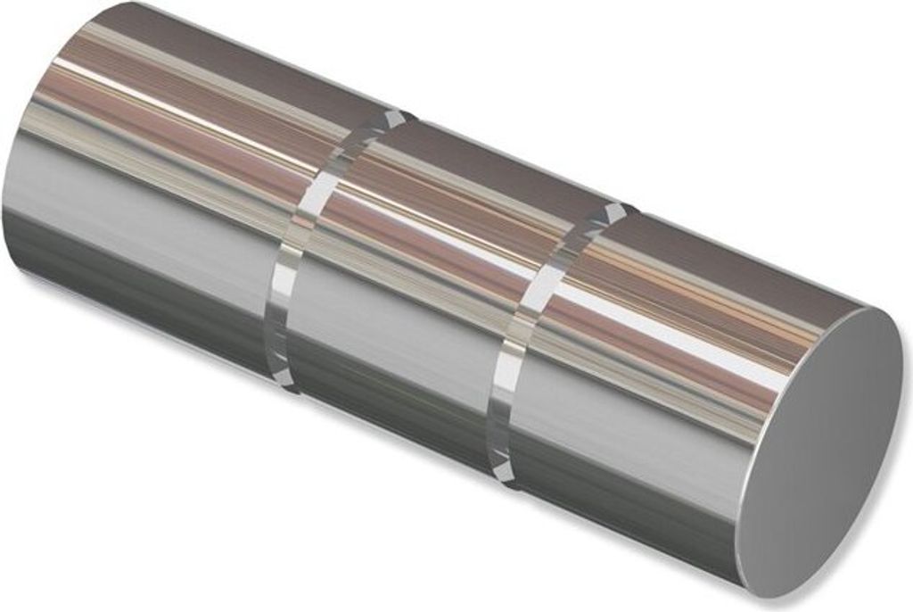 Interdeco Endstücke Rillenzylinder für Gardinenstangen 20 Produktbild 