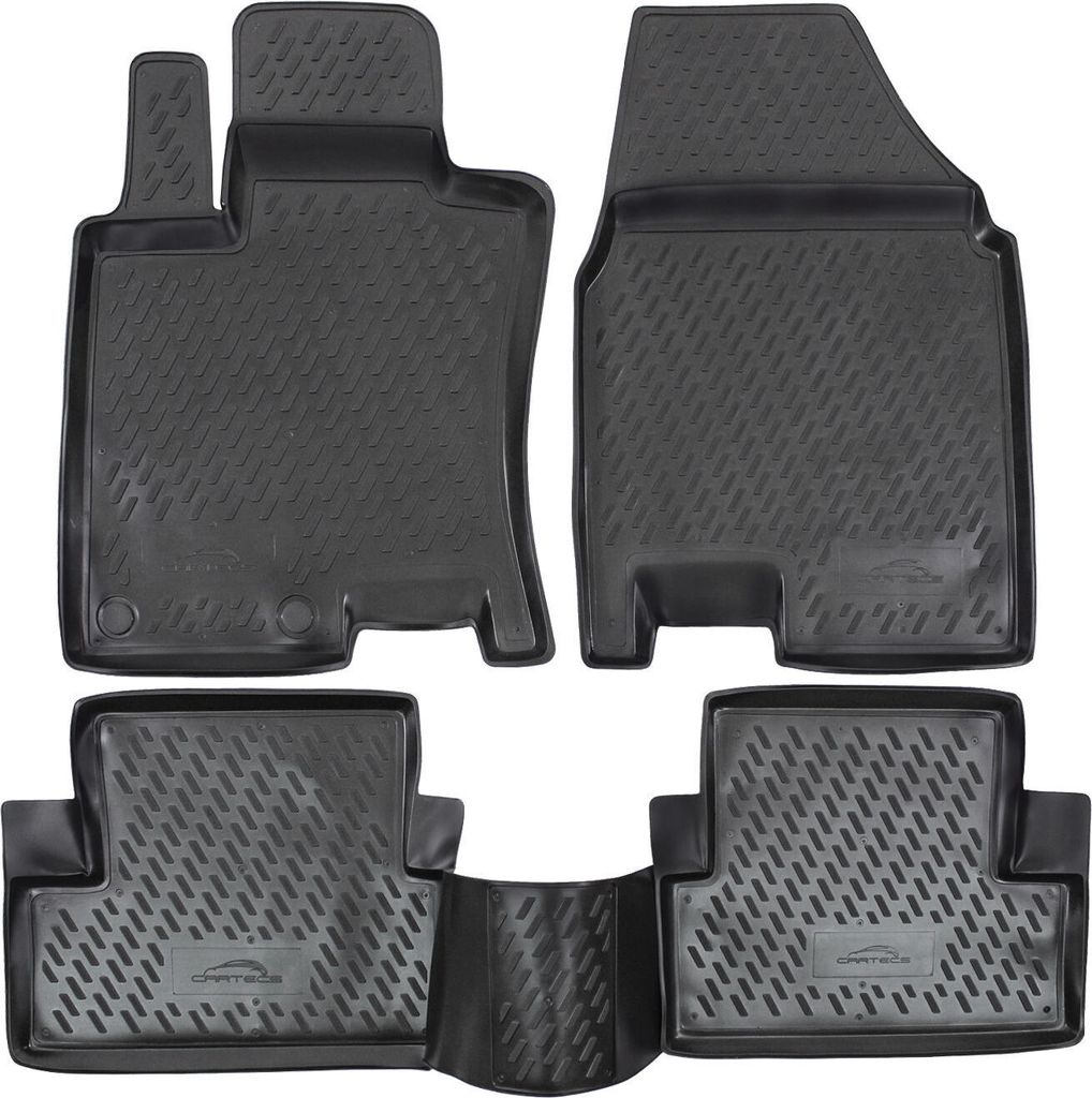3D Tapis De Sol en Caoutchouc Exclusive Pour Nissan Qashqai Image du produit 