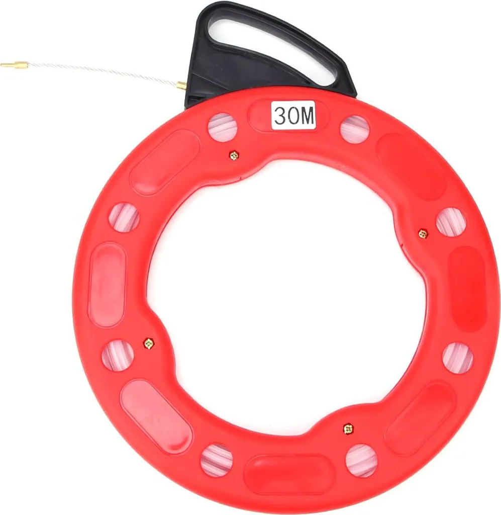 Tirage de fil facile avec ce ruban 30m non conducteur 4mm en fibre