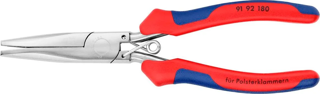 Pince à rembourrer professionnelle KNIPEX 91 92 180 polie miroir 185mm