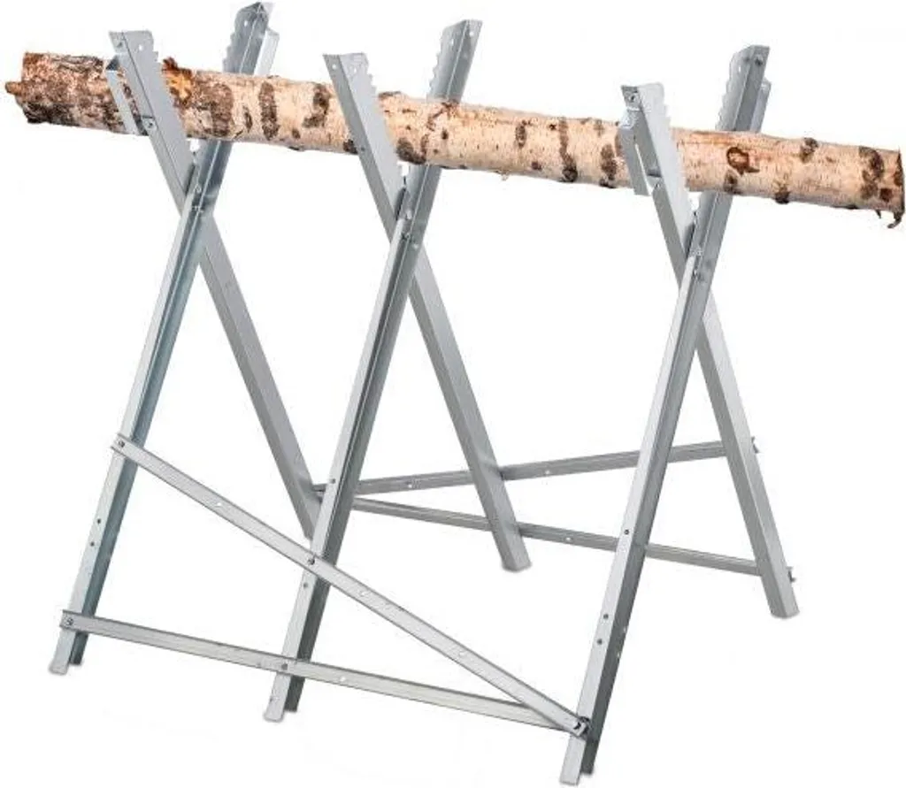 Tréteau de sciage pliable 150 kg pour scie à onglet et bois de chauffage