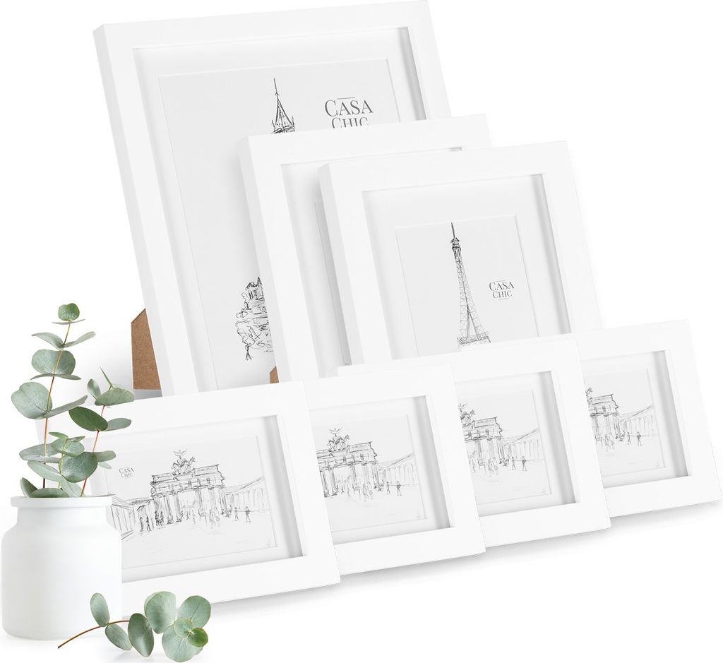Casa Chic Bilderrahmen 7er-Set, Bilderrahmen für Produktbild 