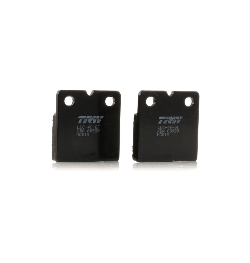 TRW MCB19 Bremsbeläge Satz für MZ MOTORCYCLES ETZ für MOTO Produktbild 