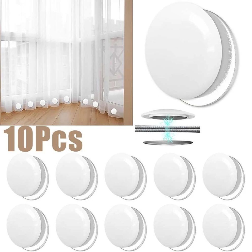 10 poids magnétiques ronds pour rideaux, 4 cm de diamètre, Image du produit 