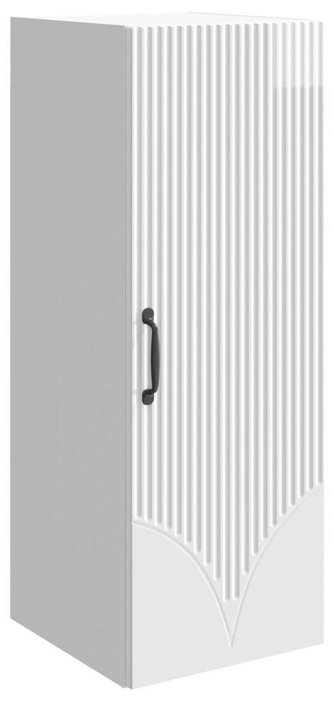 Wandschrank Hochglanz Weiß 33 x 34,5 x 90 cm Holzwerkstoff