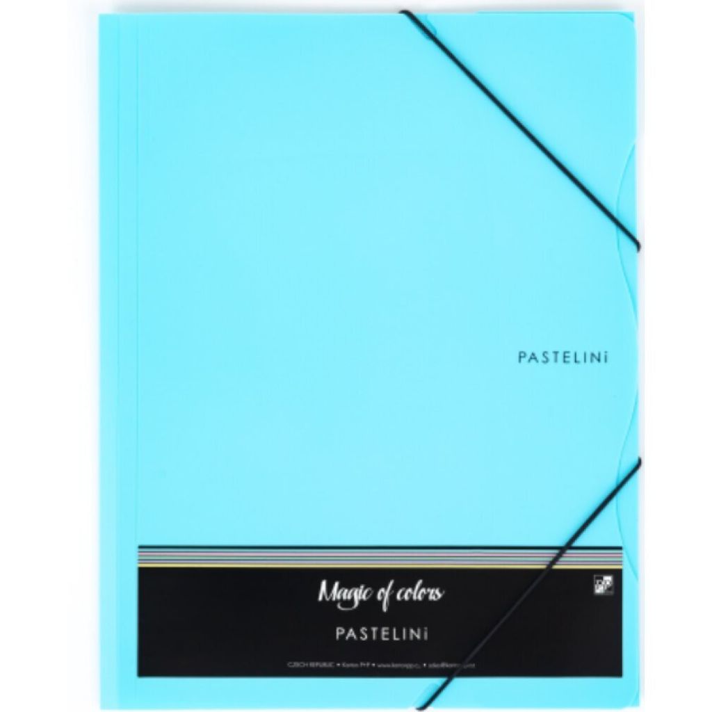 KARTON P+P Pastelini Mappe mit GummibandA4 blau Produktbild 