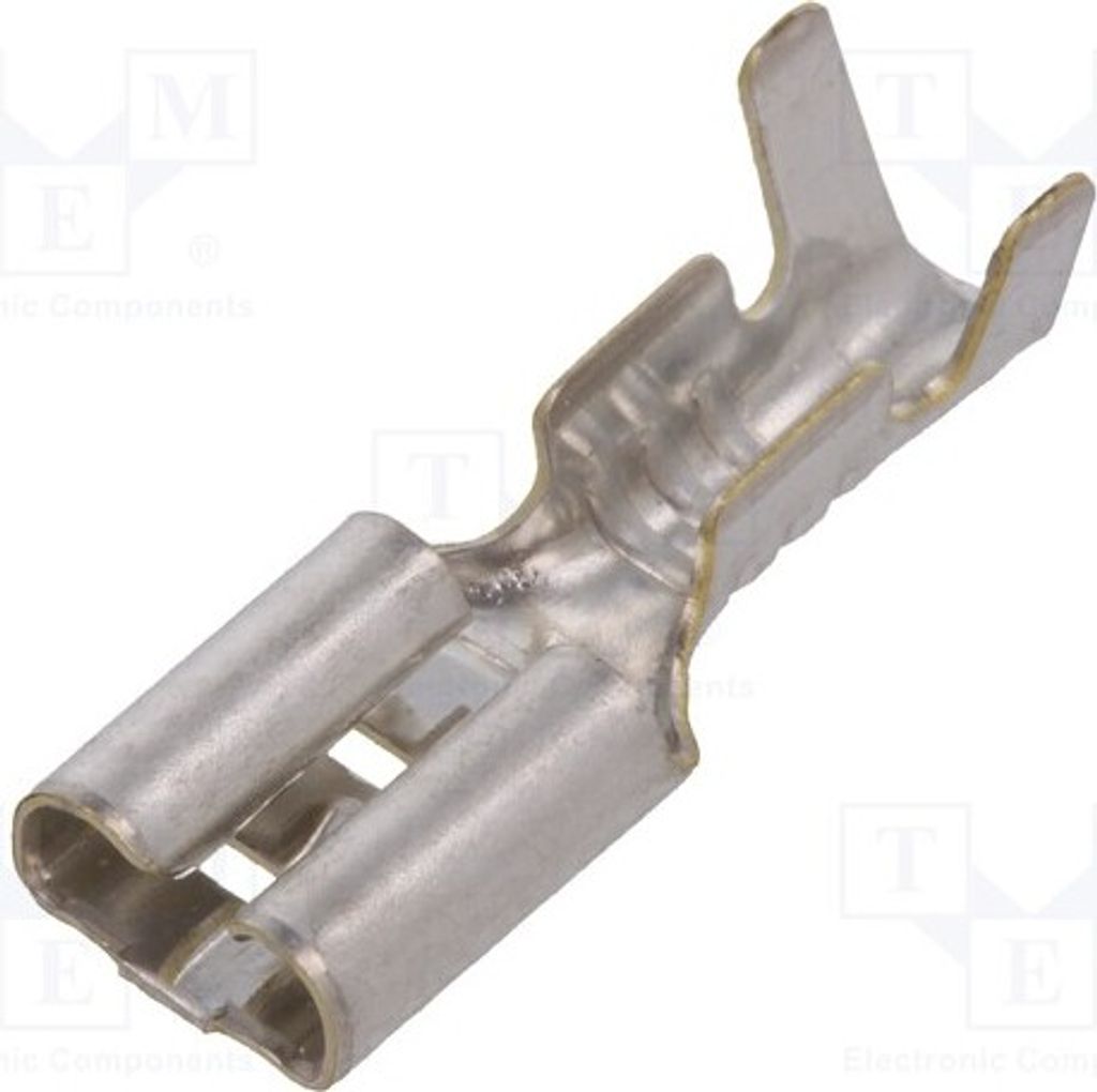20x Verbinder: flach 1,5÷2,5mm2 weiblich 4,8mm 0,8mm unisoliert ST-004/3 isoliert(nei