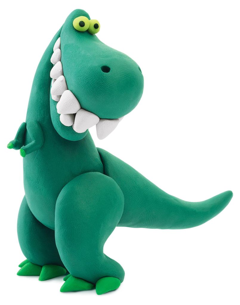 Bruna Büro - Clay Hey Clay Dinosaurier-Set bestehend aus 3 Teilen