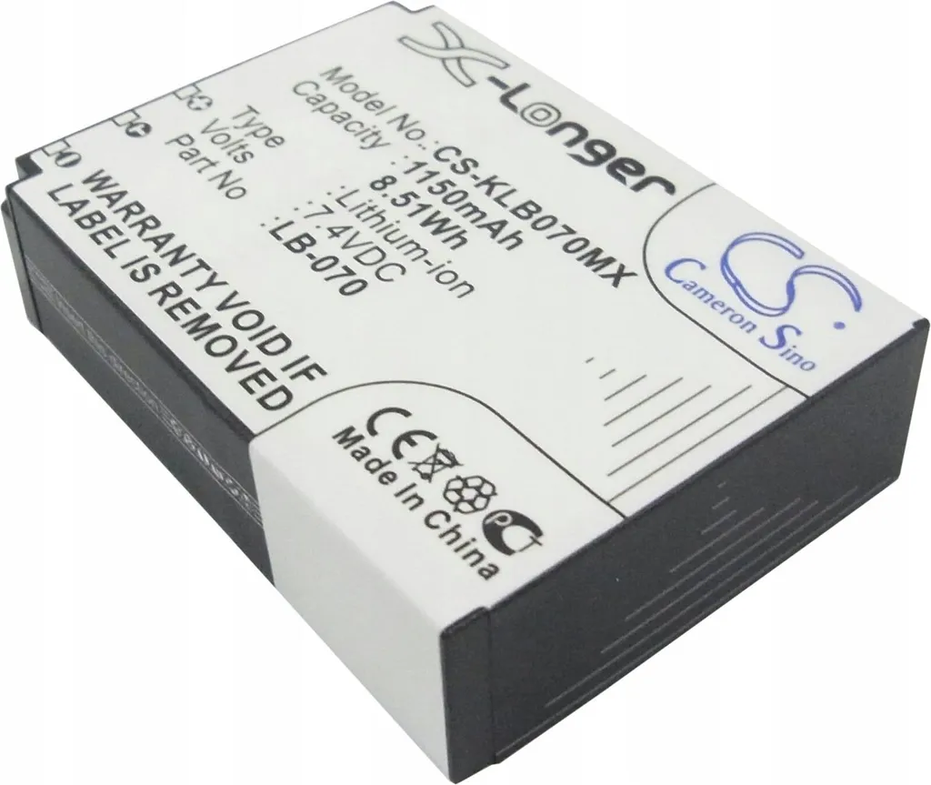 Batterie de Secours pour Kodak PIXPRO S1 AZ651 AZ901 - Idéal Voyage 1150mAh