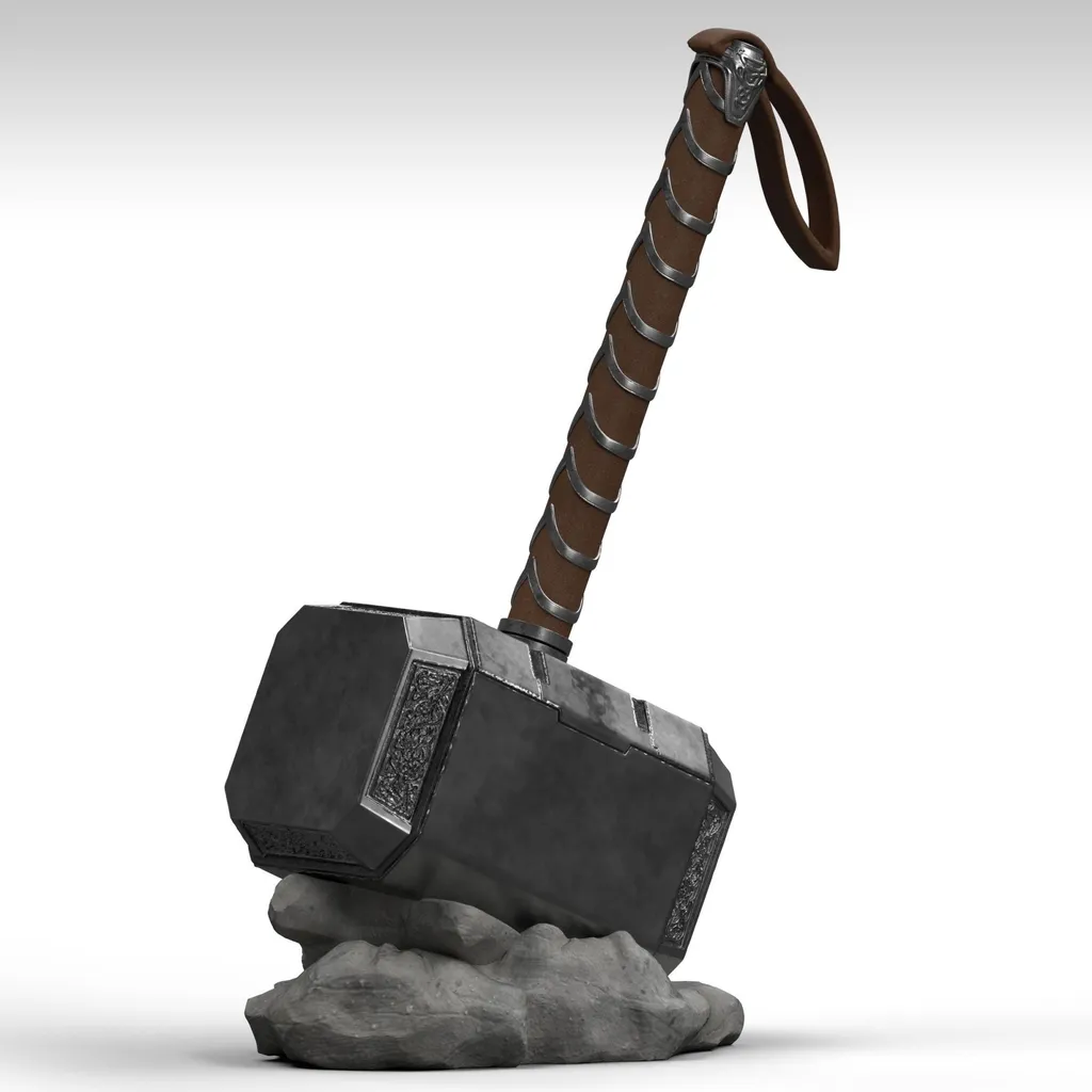 Tirelire Mjölnir Marvel Marteau de Thor - Idée Cadeau Geek de 28 cm