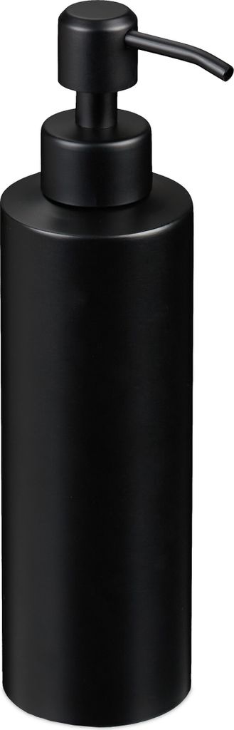 Seifenspender 300 ml - Edelstahl - Küche - Toilet - Matt - Schwarz