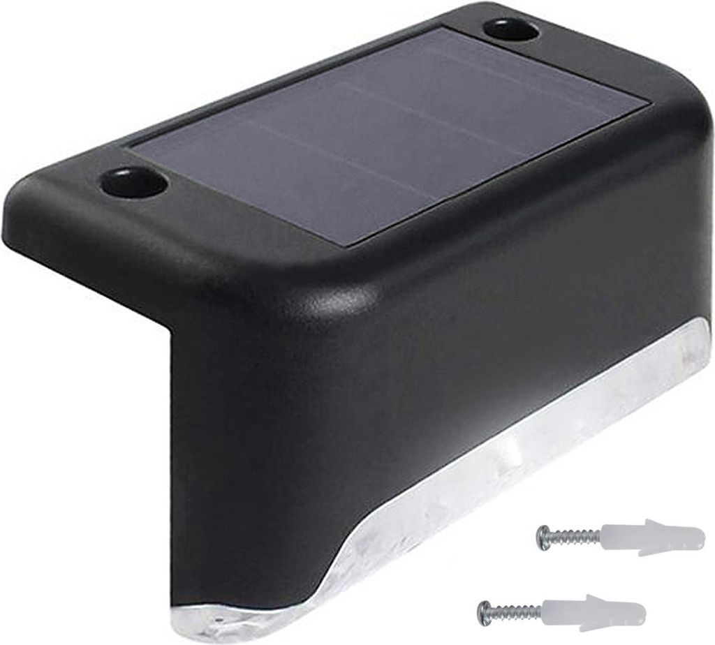 Maclean MCE319 Solar-Terrassenleuchte IP44, 4000K, Ni-MH 100 mAh, 80x45x45mm, Dämmerungssensor