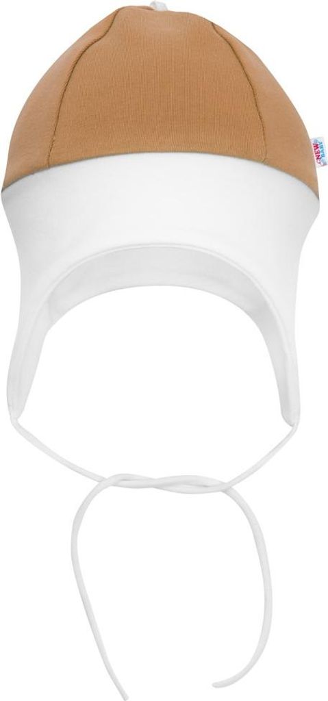 Babymütze Neues Baby Das beste Braun, Gr. 56 (0-3m)