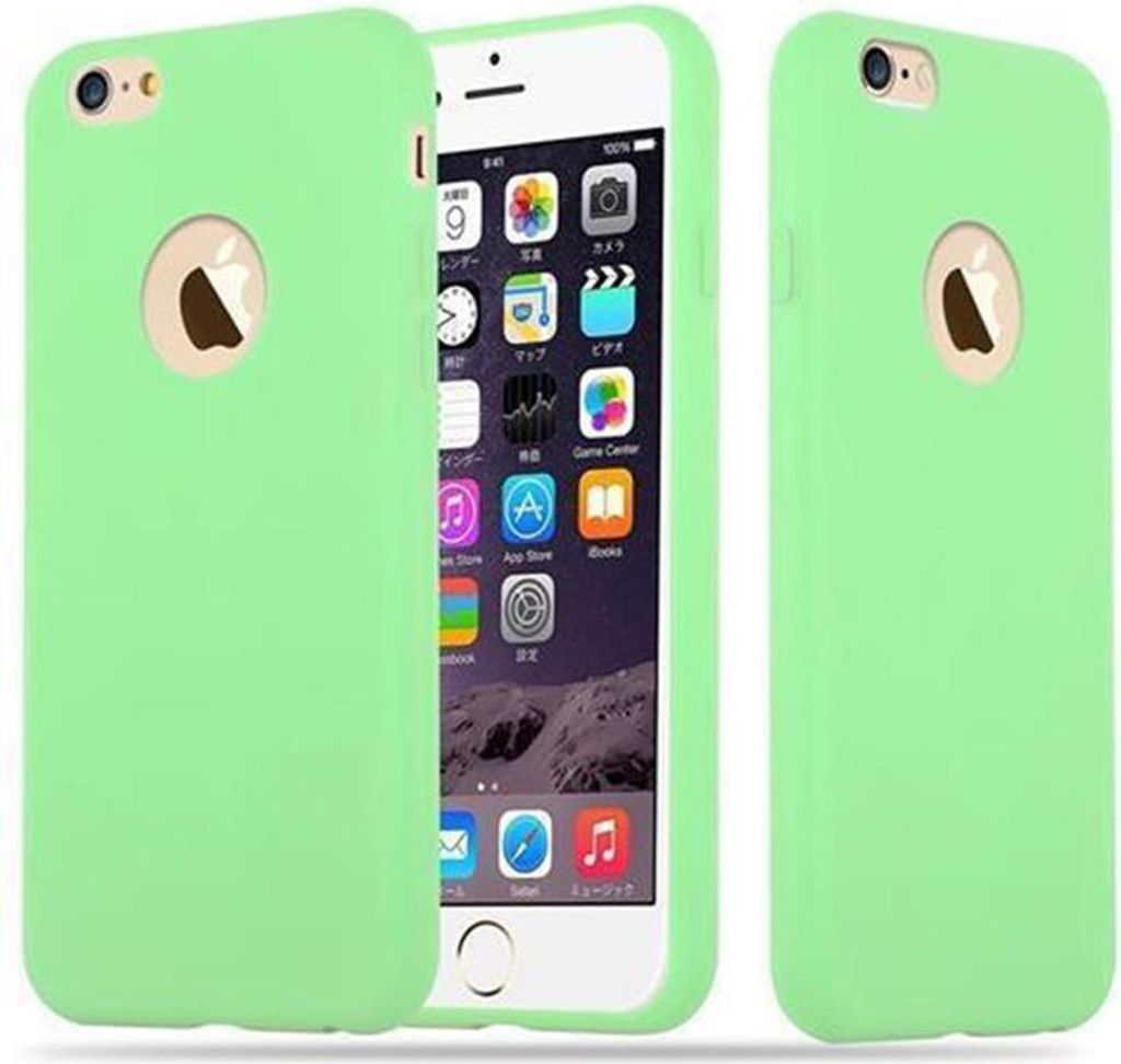 Cadorabo Hülle für Apple iPhone 6 PLUS / 6S PLUS Schutzhülle in Grün Handyhülle TPU Silikon Etui Case Cover