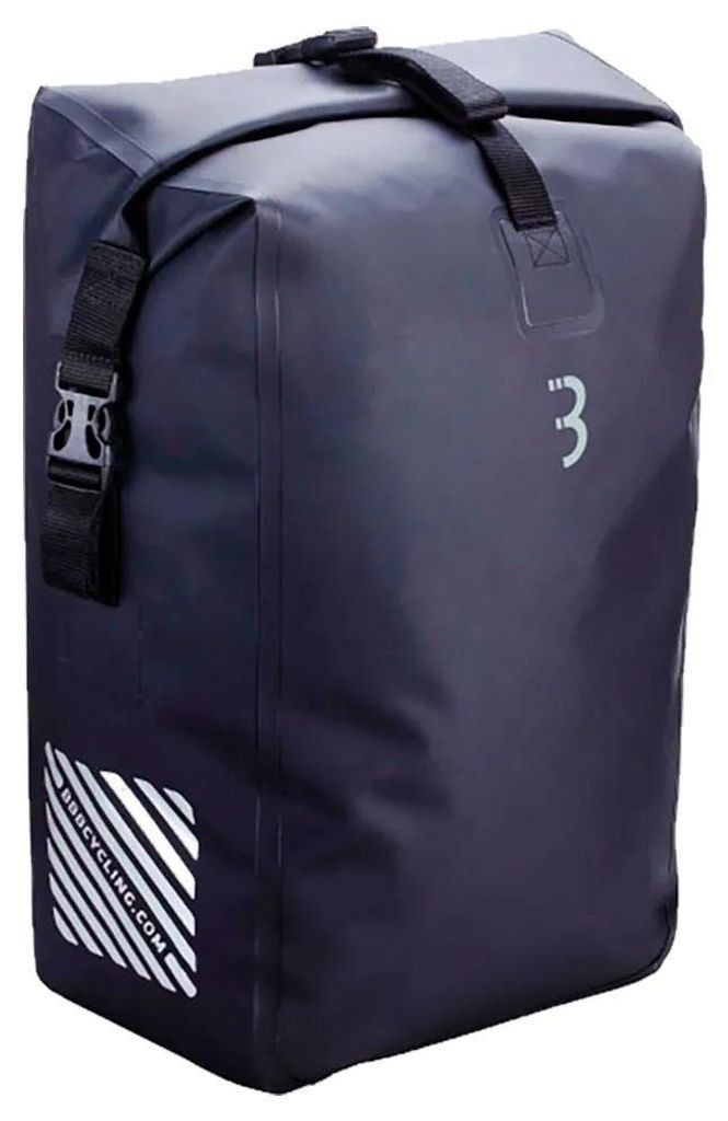 BBB Cycling Tasche für Gepäckträger PortoVault 22x32x50cm 25L schwarz - wasse...