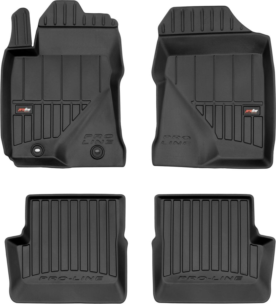FROGUM Gummimatten Autofussmatten für Toyota Corolla IX 2001-2007