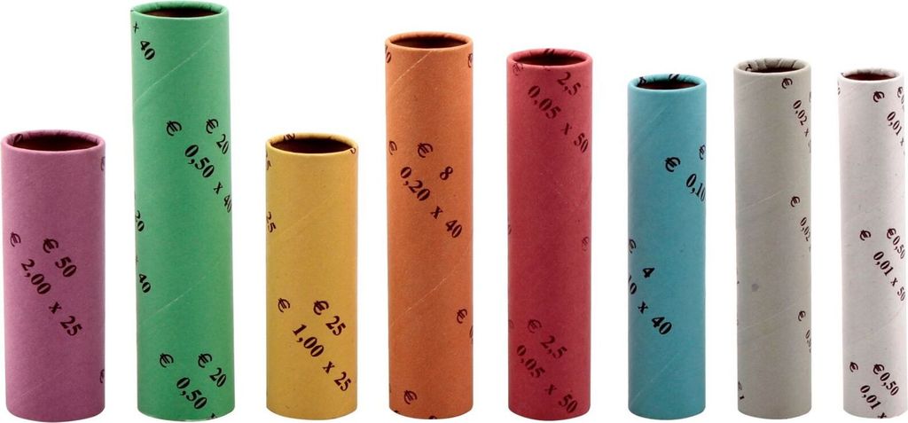 Olympia Papier-Münzhülsen 10er Set