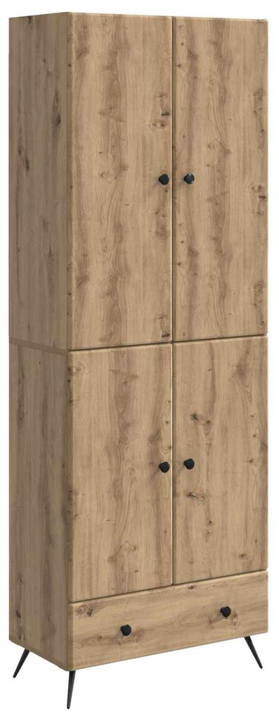 Möbel Schrankset 2 pcs Artisan-Eiche Holzwerkstoff - Gartensofas CC551