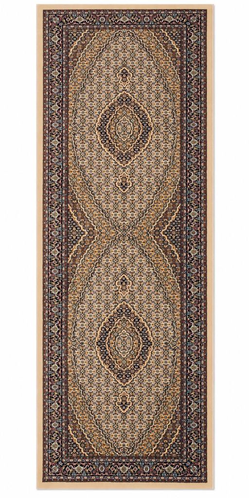 Silkara Orientteppich 300x80 cm Creme Beige – Hochwertiger Produktbild 