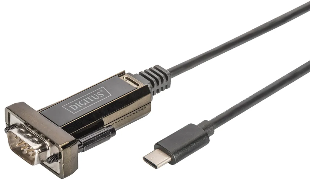Adattatore DIGITUS USB-C a Seriale RS232 FTDI - Convertitore Industriale DB9 - 6