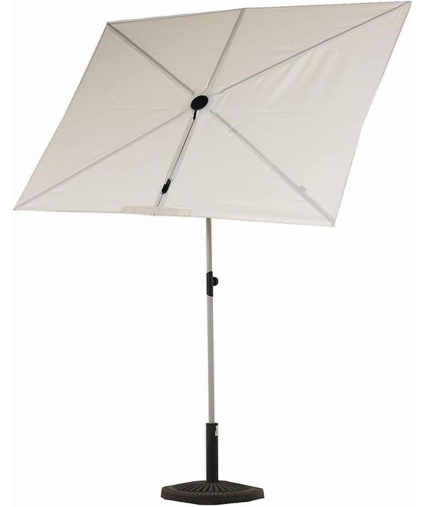 Sonnenschirm Balkon rechteckig 183x134cm Beige mit Produktbild 
