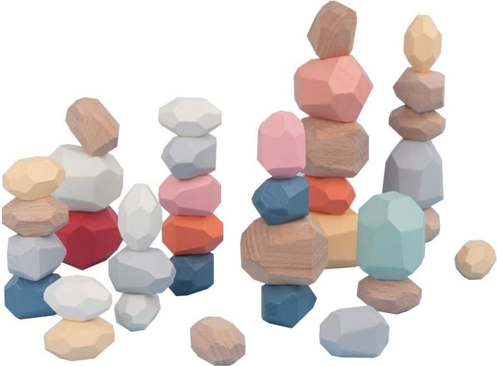 36-teiliges Bausteinset zum Balancieren und Sortieren, Lernspielzeug