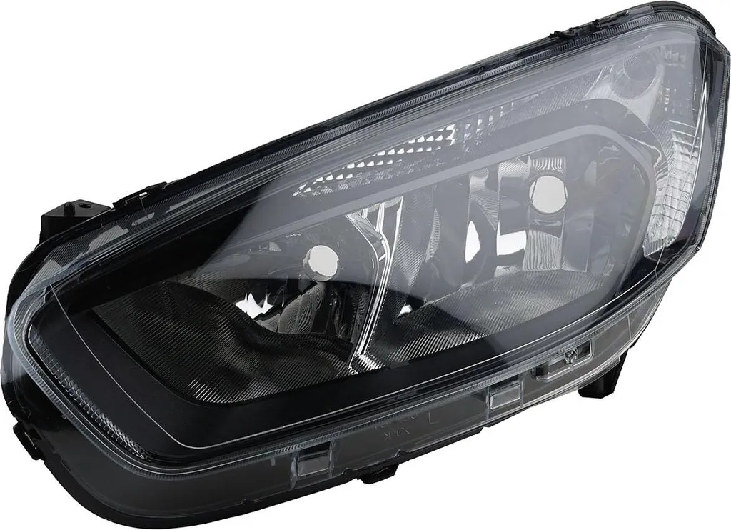 Johns, faro anteriore adatto per Ford Transit Courier Tourneo sinistro nero LED TFL