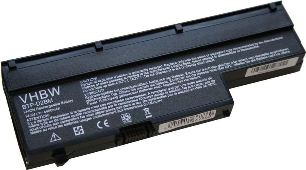 vhbw Akku kompatibel mit Medion Akoya P6619, P6618, P6620, Produktbild 
