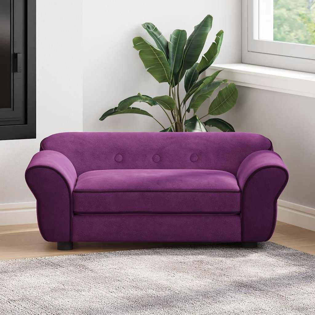 vidaXL Pohovka pro psy burgundská červená 72x45x30 cm Obrázek produktu 