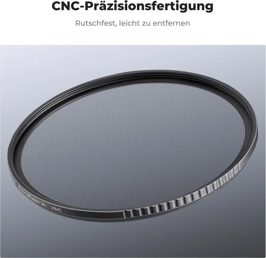 Filtre de Diffusion Circulaire 82mm Black Promist 1/4 pour Objectifs