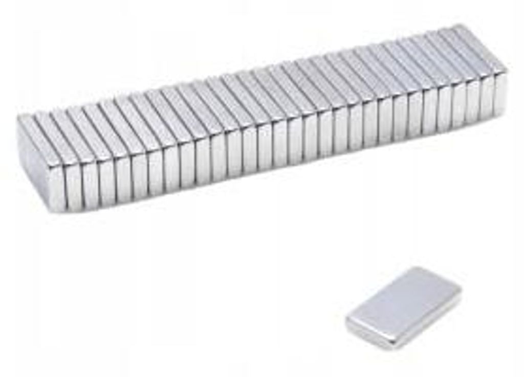 Top Magnesy - 100 Stück Neodym Magnete 13x7x2 mm N38 - extra starke Haftmagnete für Montage, Werkstatt & Industrie