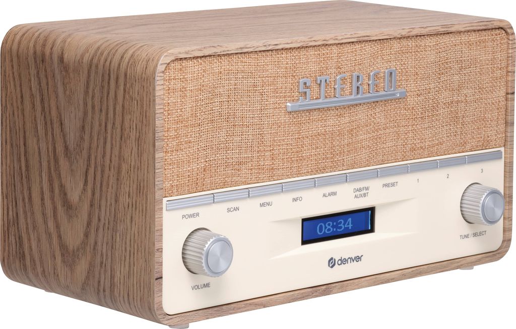 Denver DAB-36LW Retro digitální rádio DAB+ s Bluetooth, Obrázek produktu 7