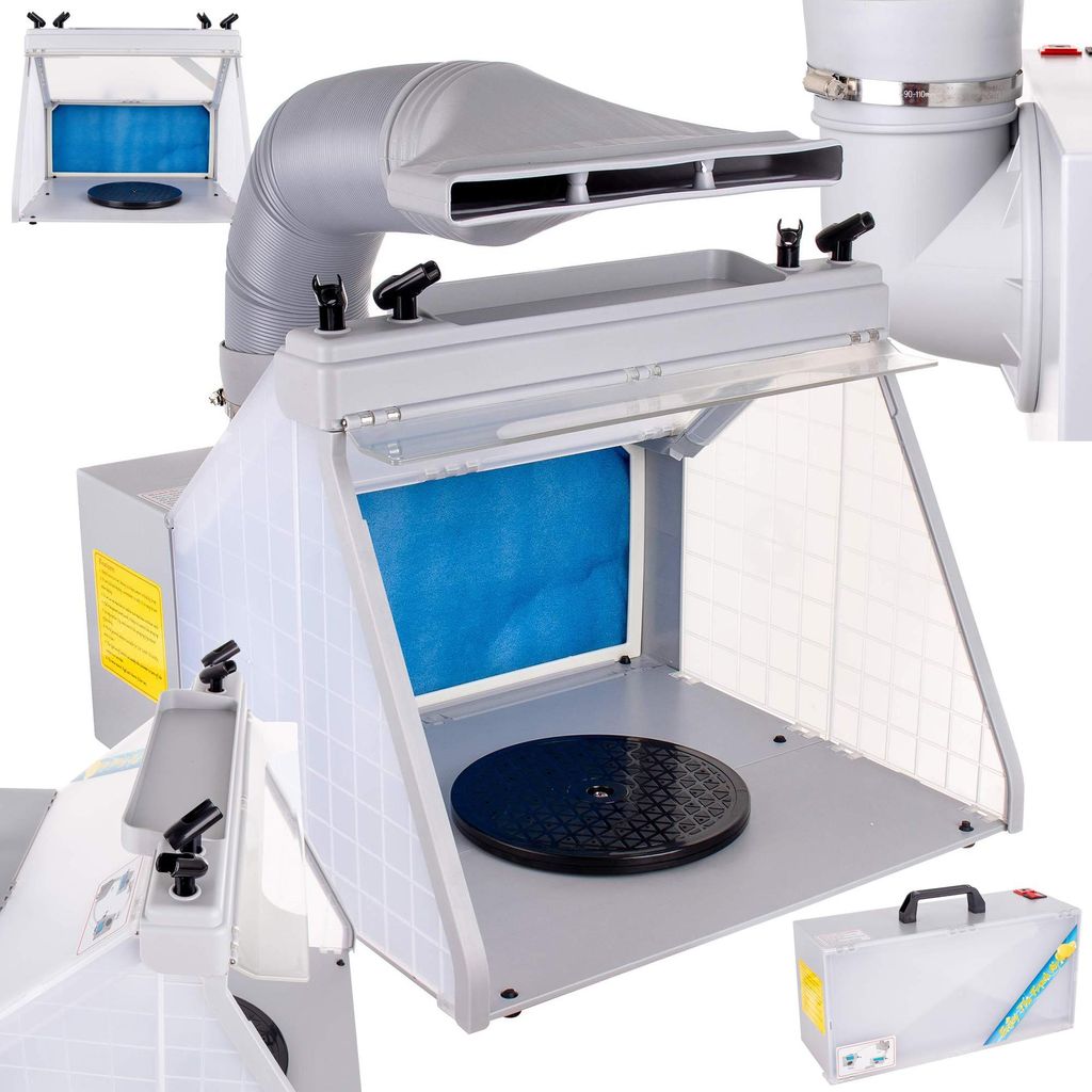 Cabina portatile per la verniciatura di modelli con 4 Immagine del prodotto 