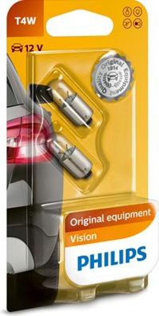 PHILIPS 12929B2 Blinkerlampe OE SH2664 kompatibel mit A3 8P, A4 8D, A6 4A, 3er E30, 300 M, Le Baron, Neon, Stratus, Vision, Voyager, AX, BX, C15, J...