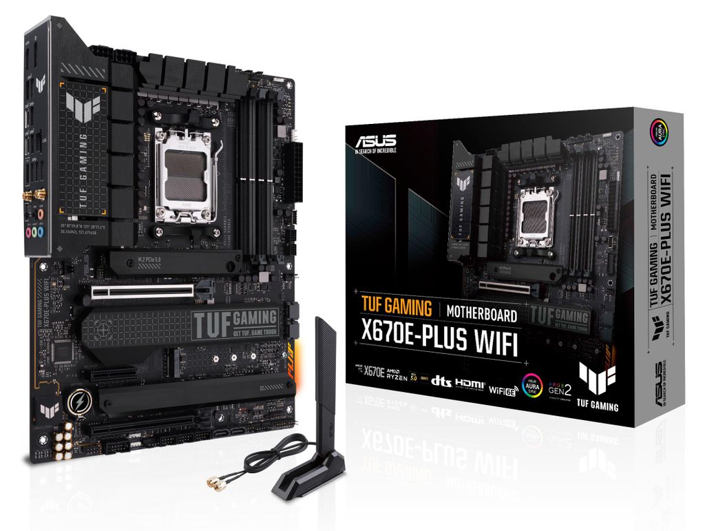 Asus 90Mb1Bk0-M0Eay0 Tuf Gaming X670E-Plus Wifi//Am5, Produktbild 