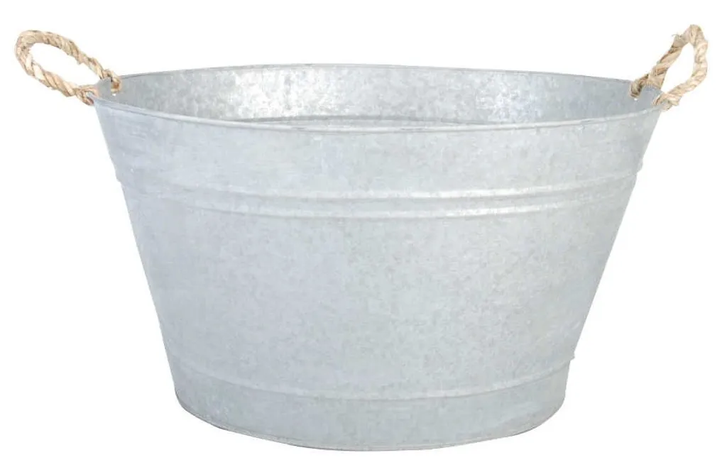 Contenant durable contre la rouille : bassine zinc 30l Altzink OZ14
