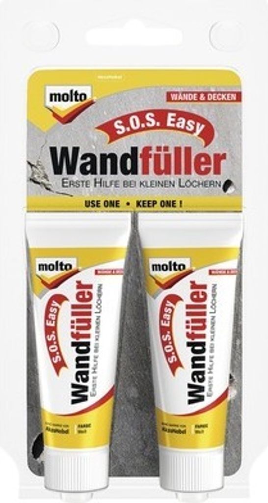 Molto S.O.S Easy Wandfüller, Weiß, Fertig gemischt, 0,02 l, Produktbild 