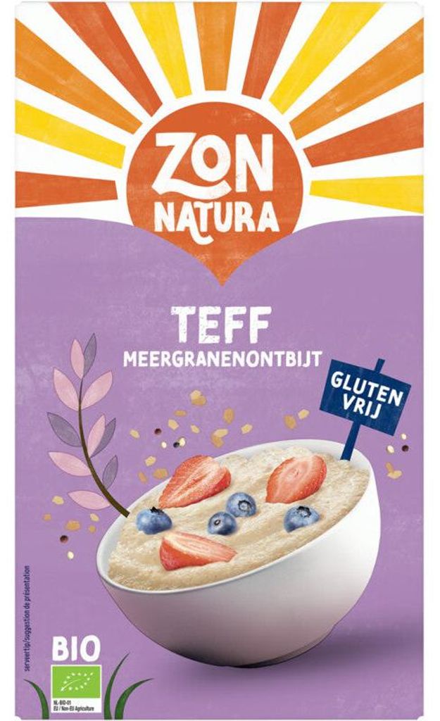 Zonnatura Teff 300g –celozrnné, bezlepkové, s vysokým Obrázok produktu 