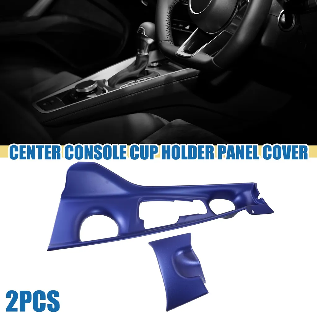 Panneau de console centrale bleu pour voiture - Garniture en ABS - 1PC