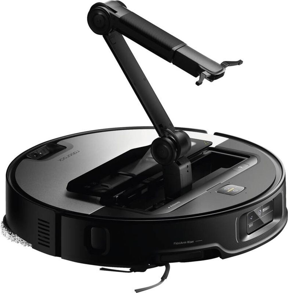 Roborock Saros Z70 R&D, Beutellos, Schwarz, Rund, Produktbild 