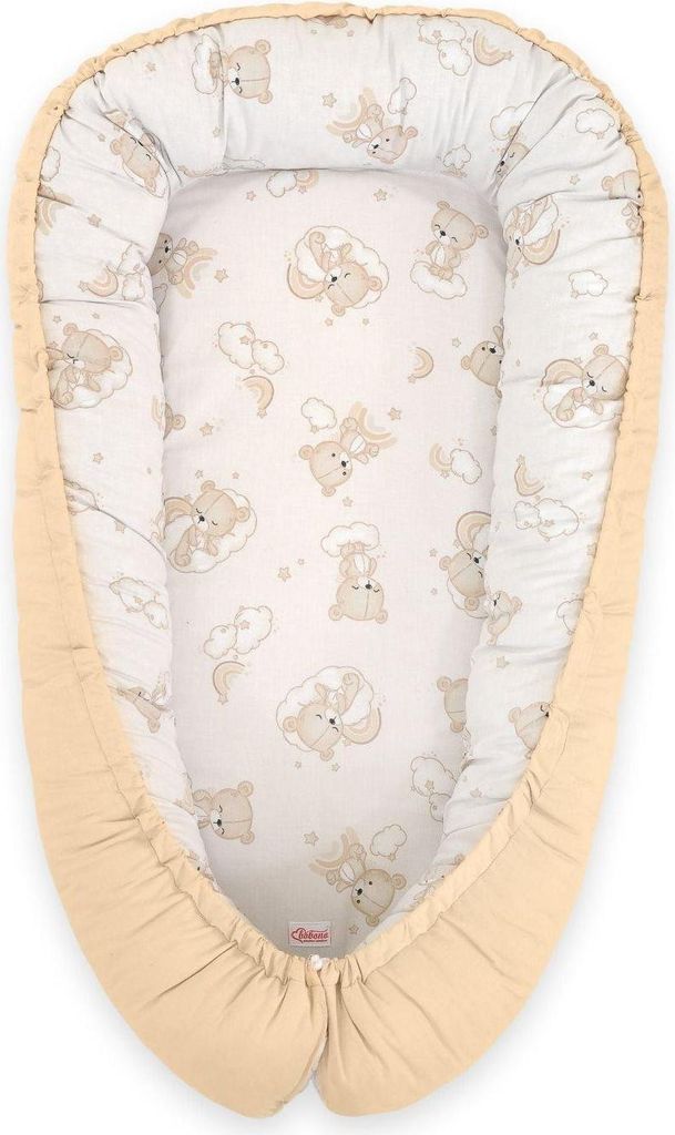 Babynest Cocoon – Babynest – Extra kuschelig und sicher, -Baumwolle, verstellbar, wendbar