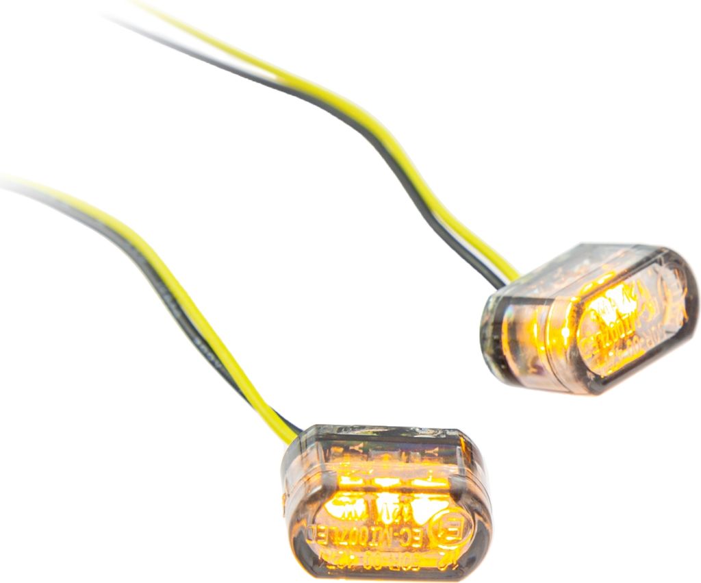 LED-Einbaublinker Heat getönt Paar