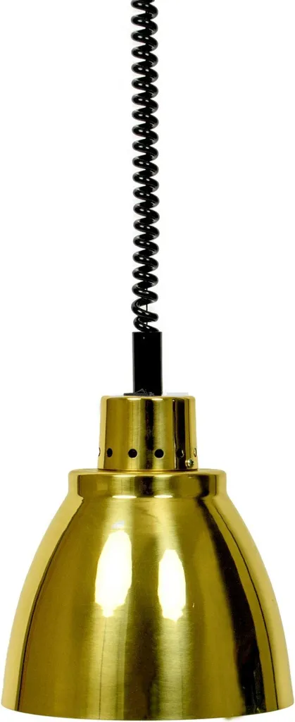 Lampe chauffante de cuisine réglable Saro ALADIN finition dorée chic