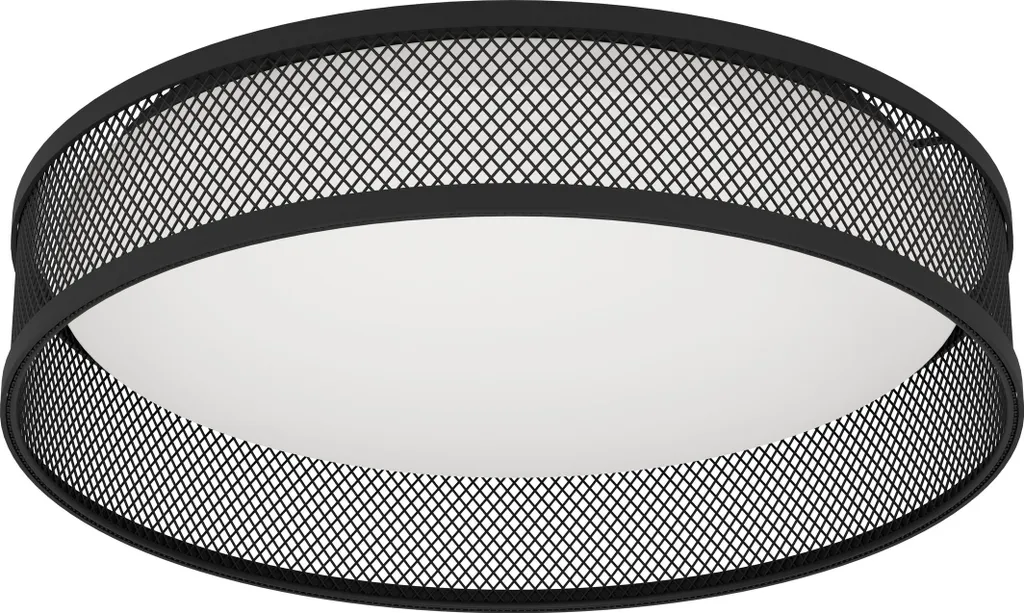 Applique Plafonnier LUPPINERIA Noir Ø38,5cm 20W - Éclairage LED Design