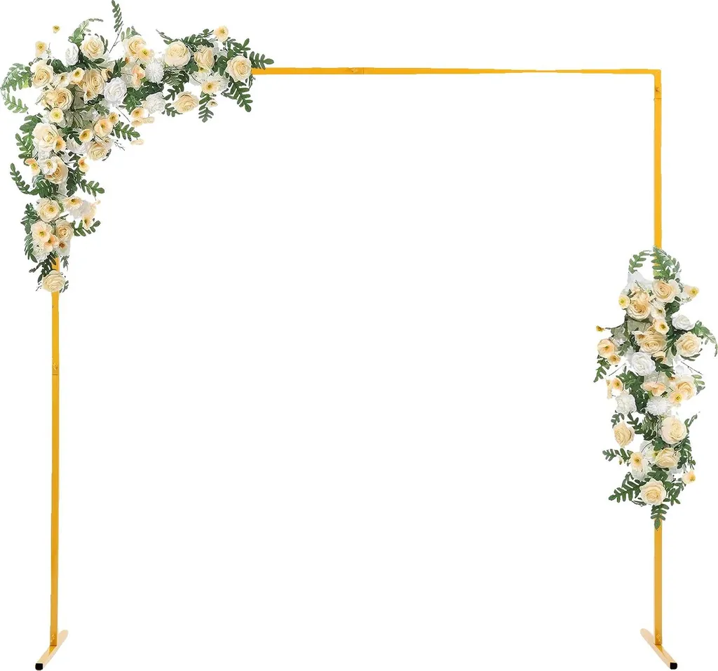 Arche de mariage stable montage facile support réglable haute qualité