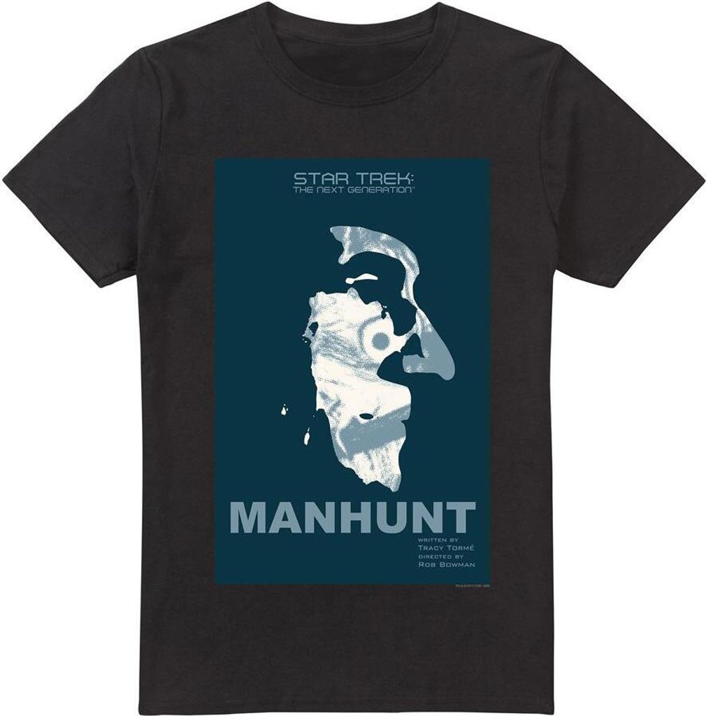 Star Trek - "The Next Generation Season 2 Episode 19" T-Shirt für Herren TV14041 (M) (Schwarz)